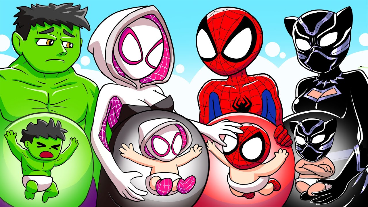 SPIDER-MAN BREWING CUTE BABY & CUTE PREGNANT - Marvel's Spidey and his Amazing Friends Animation (2)