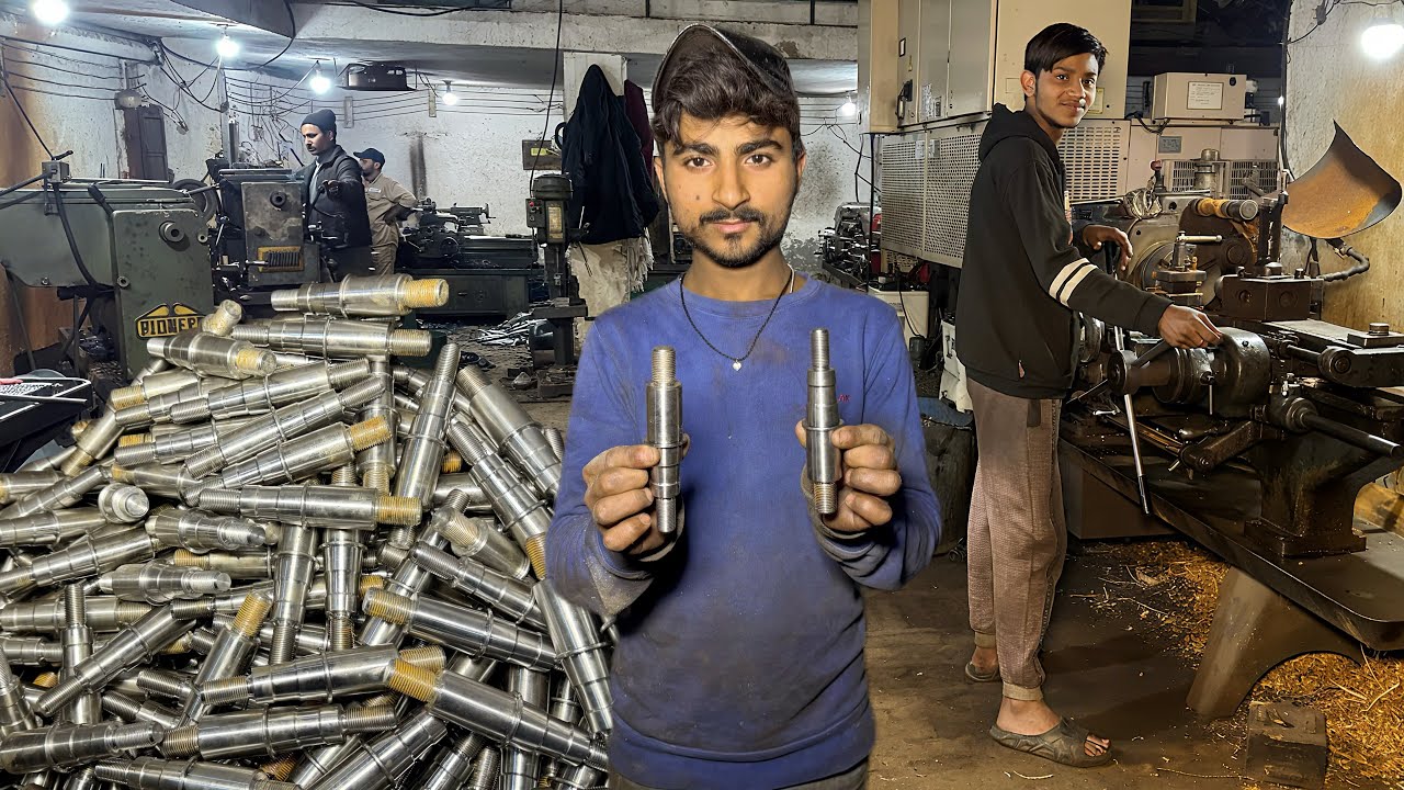  Incredible Manufacturing Process of Making Tractor Lower Link Shaft In a Local Factory