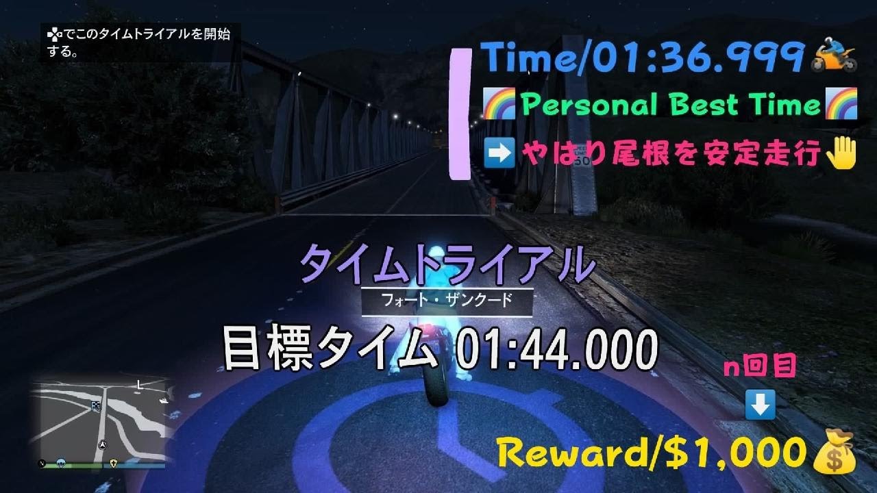 [GTA5]タイムトライアル-フォート・ザンクード/20260108--バティ801/Time Trial/Fort Zancudo/Bati801/バティ801チャレンジ[PS5]n回目