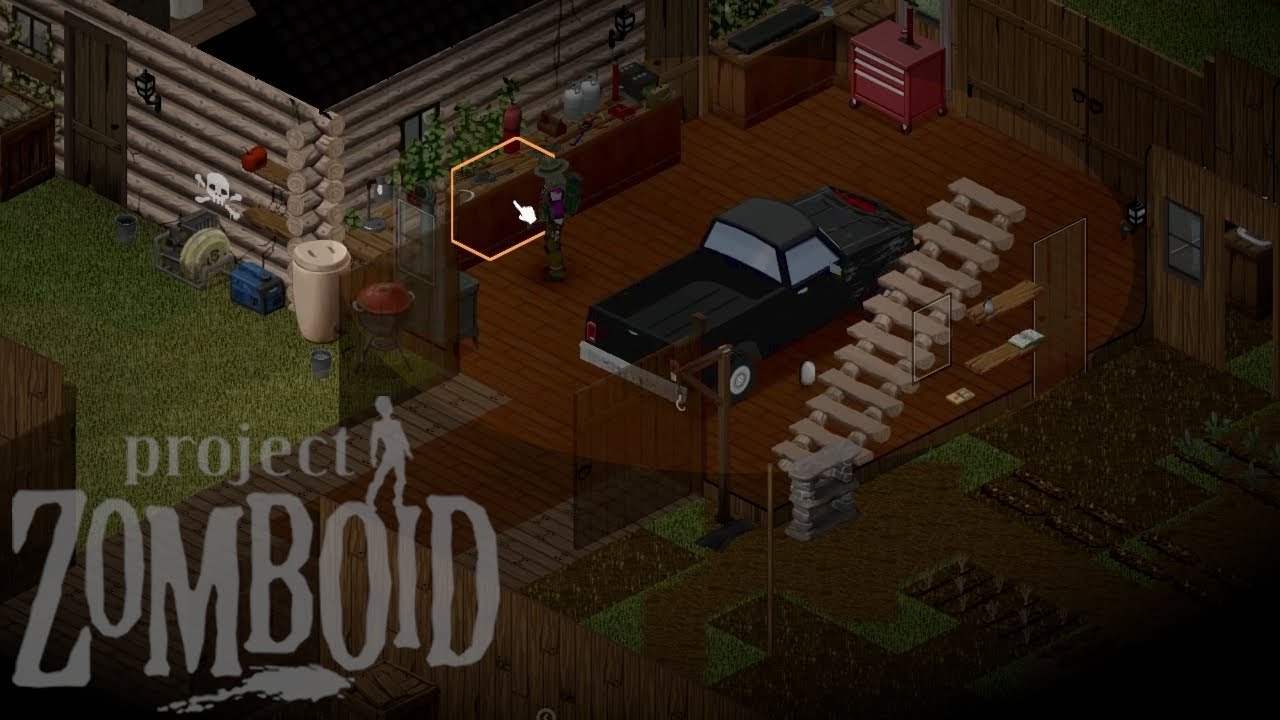 Abandoned Cabin to Custom Ranch - Growing My Homestead in Project Zomboid