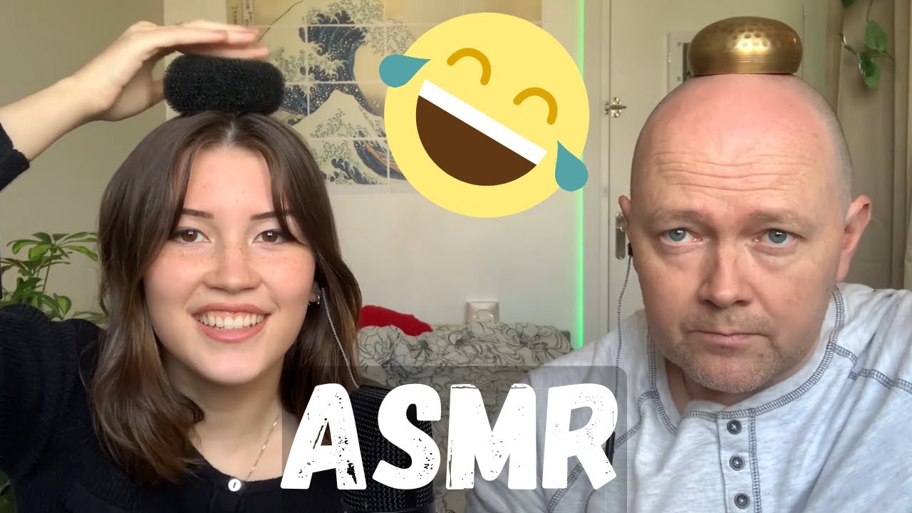 JE TESTE L'ASMR AVEC MON PAPA... ( Ne l'écouter pas pour vous endormir)