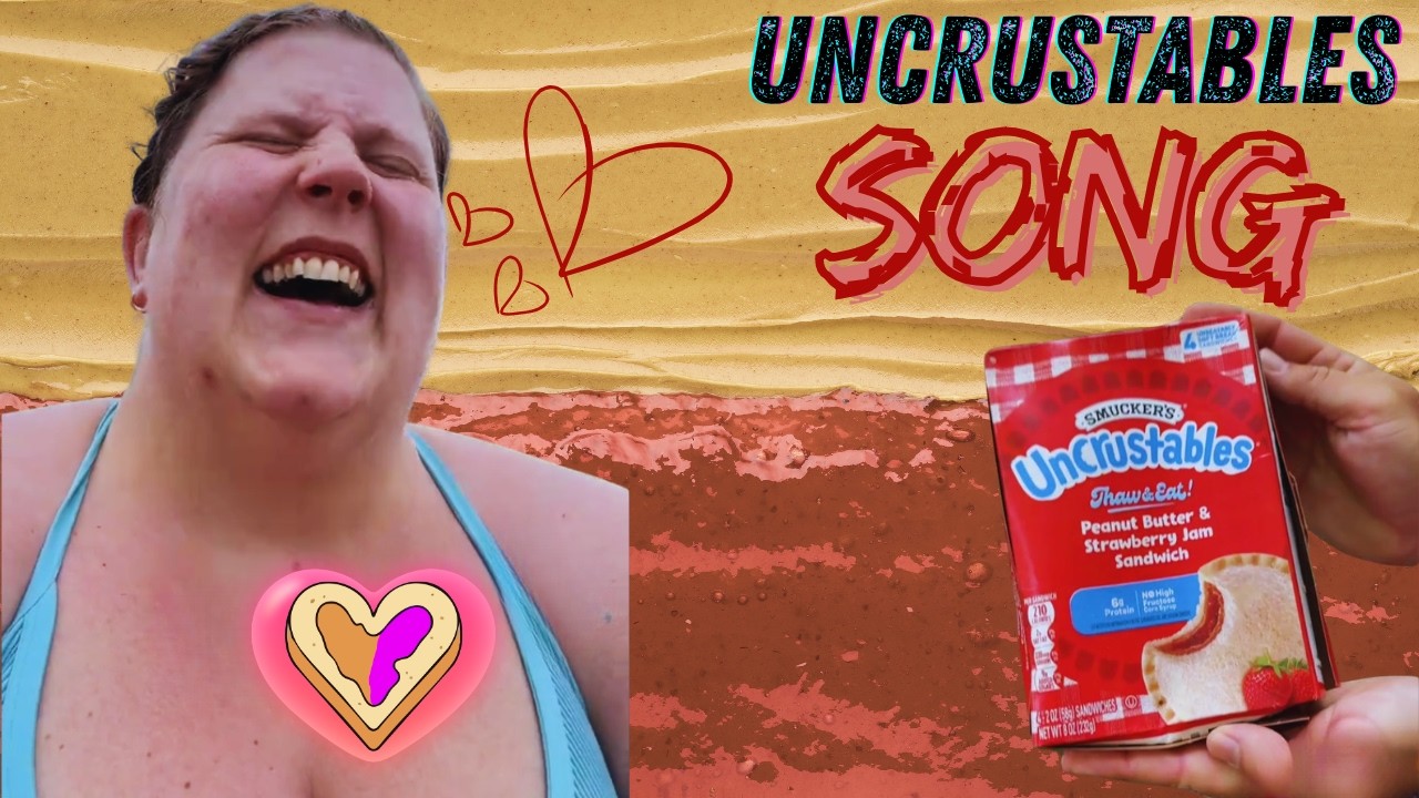♫ Uncrustables Song ♫ Full Music Video #glitterandlazers #annaobrien