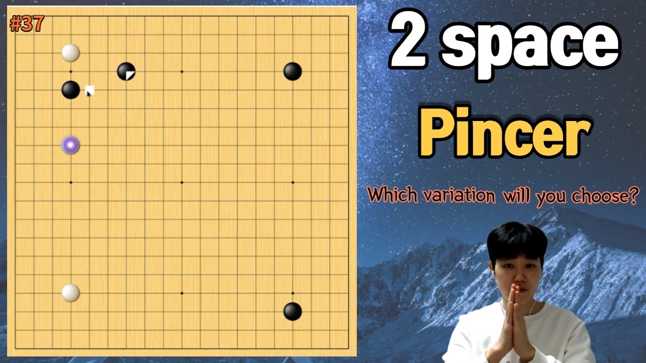 [3-9dan project] #37 two space high pincer on 3-4ㅣCross opening + Center