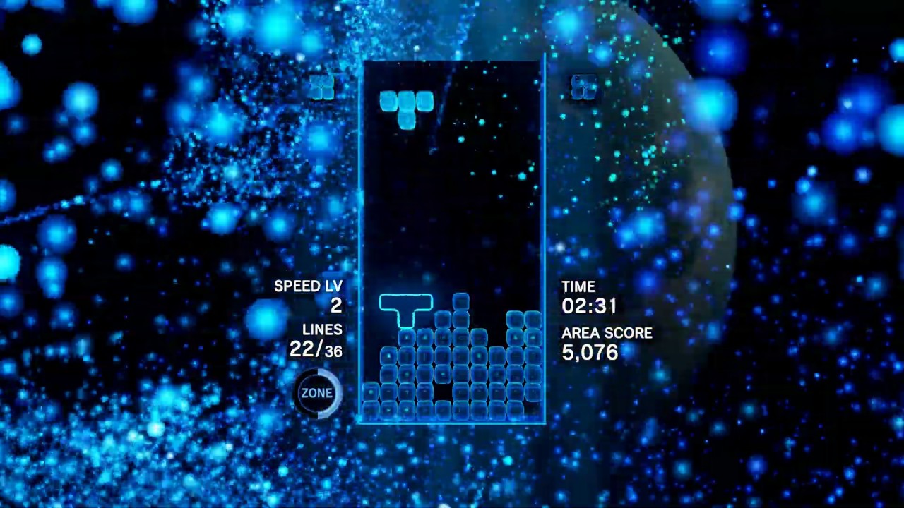 Tetris Effect Pc Gameplay - Level 1 - Area 1 THE DEEP