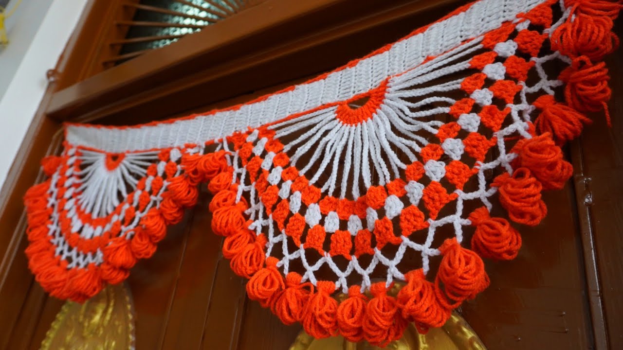 плинтус для ворот, подвешивание дверей, #toran, #knittercrafteryogita, #paritoran