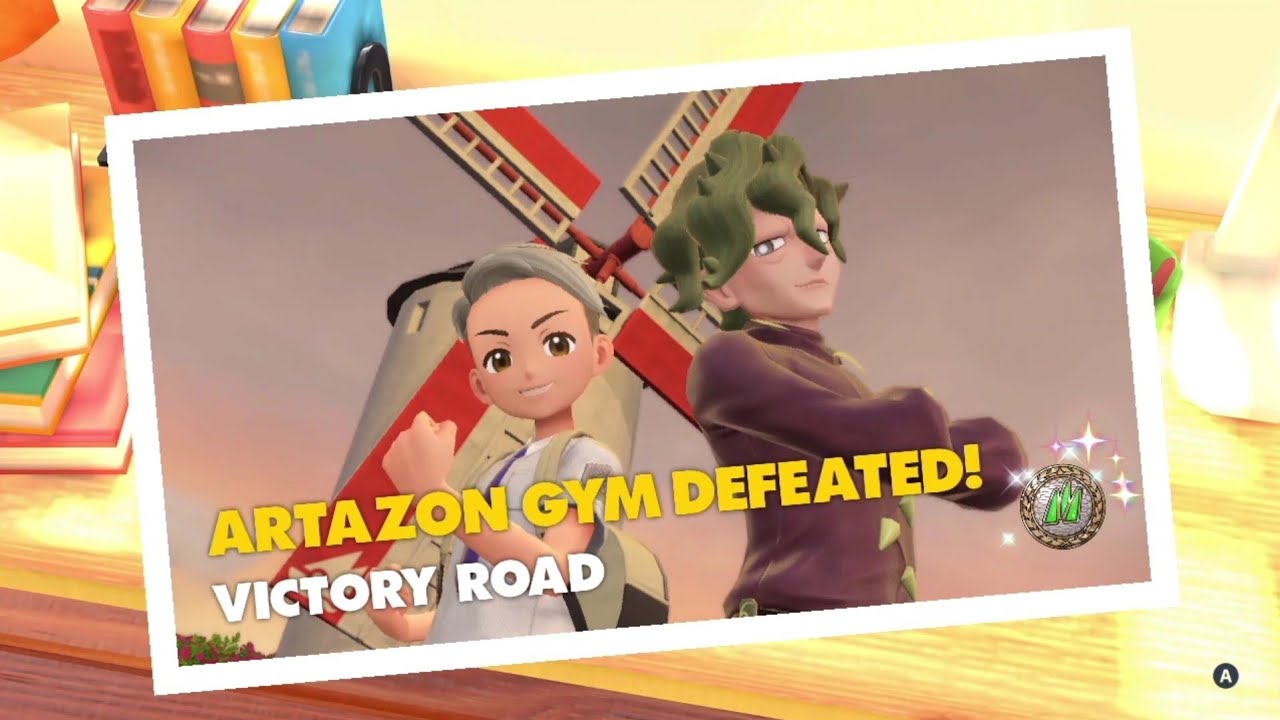 Artazon Gym / Brassius (Gym Leader) - Gym Battle : Victory Road | Pokemon Scarlet & Violet