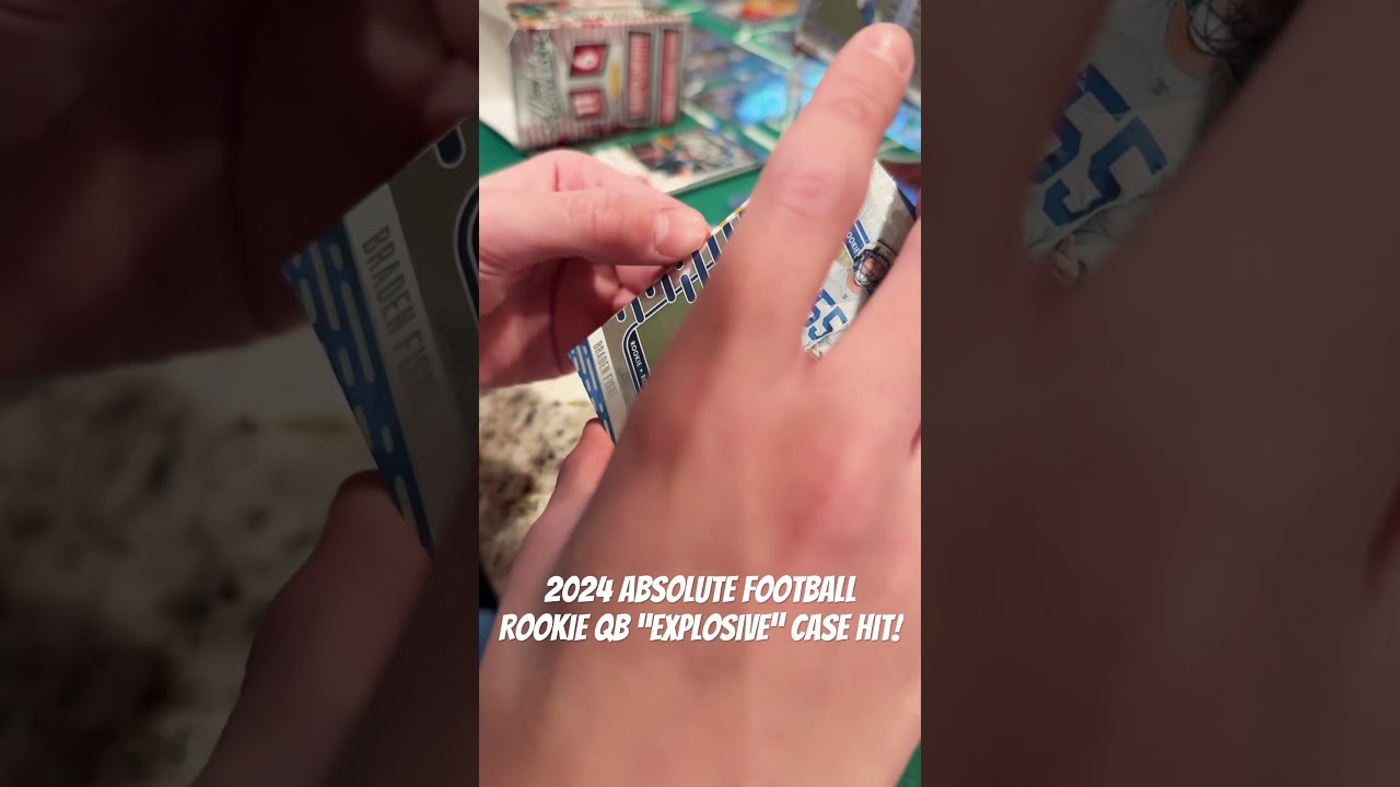 2024 Absolute Rookie QB &ldquo;Explosive&rdquo; Case Hit! #absolutefootball #casehit #peteandkeycards