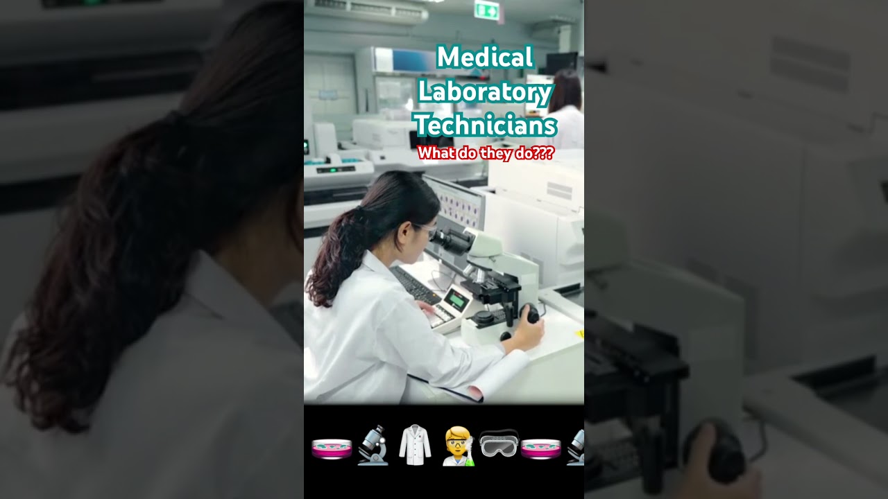 🧑&zwj;🔬 Medical Laboratory Technician 🔬 What do they do? #medical #laboratorytechnician #esl #medical