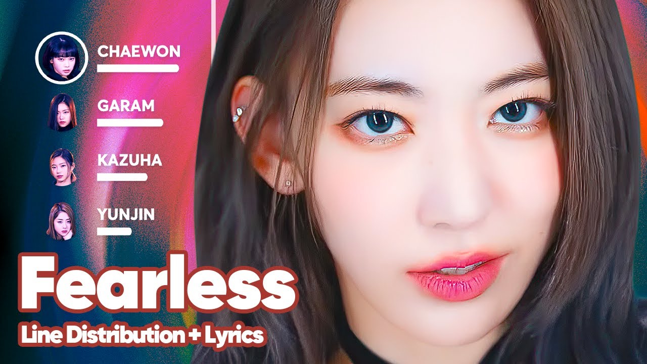 LE SSERAFIM - Fearless (Line Distribution + Lyrics Karaoke) PATREON REQUESTED