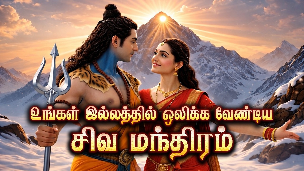 கற்பூர கௌரம் கருணாவ தாரம் | உங்கள் இல்லத்தில் ஒலிக்க வேண்டிய  சிவமந்திரம் | Sivan Powerfull Mantra