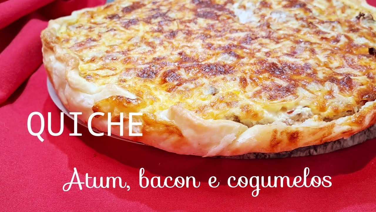 QUICHE | TORTA SALGADA DE ATUM | RÁPIDA E FÁCIL