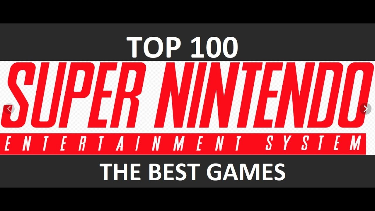 TOP 100 Super Nintendo Games