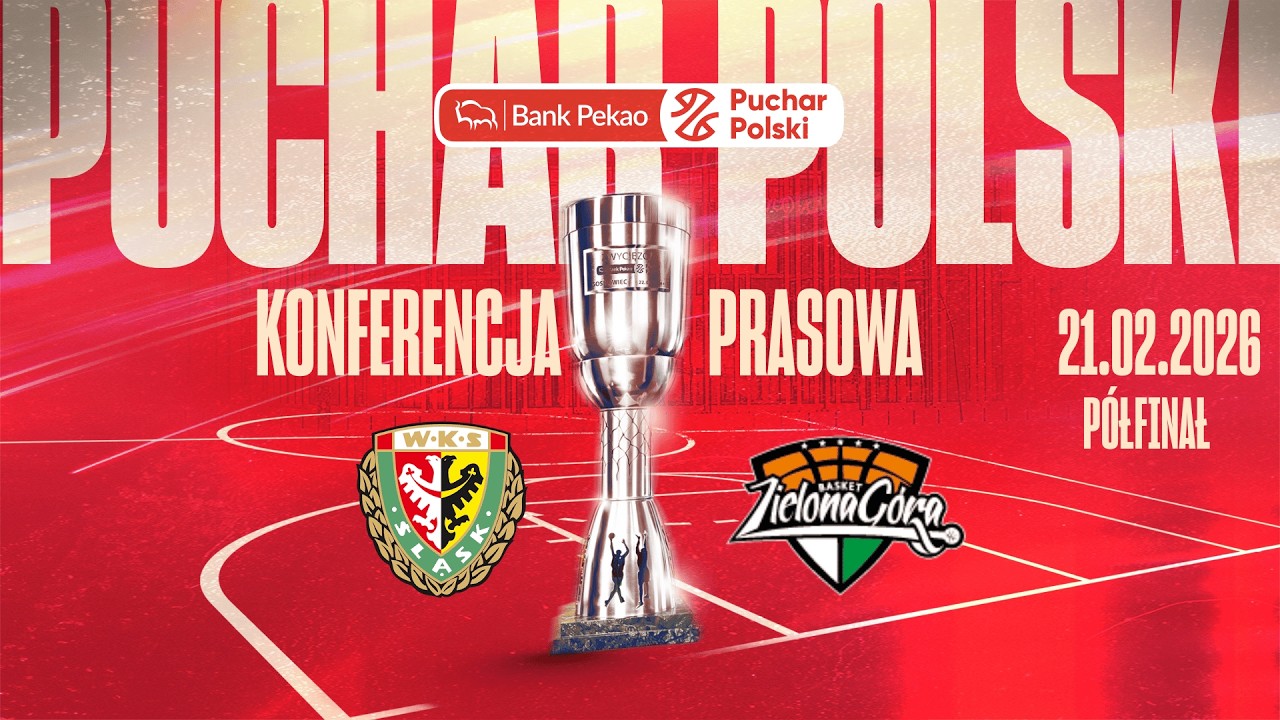 Konferencja  prasowa: WKS Śląsk Wrocław - Orlen Zastal Zielona Góra  (Pekao S.A Puchar Polski)