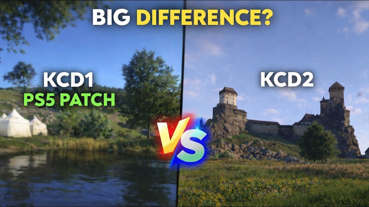 KCD1 Next Gen vs KCD2 | Graphics Comparison | Base PS5