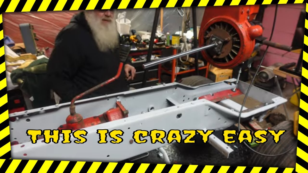 Cub Cadet 582 Pulling Tractor Build. Making Engine mounts and aligning the driveline.