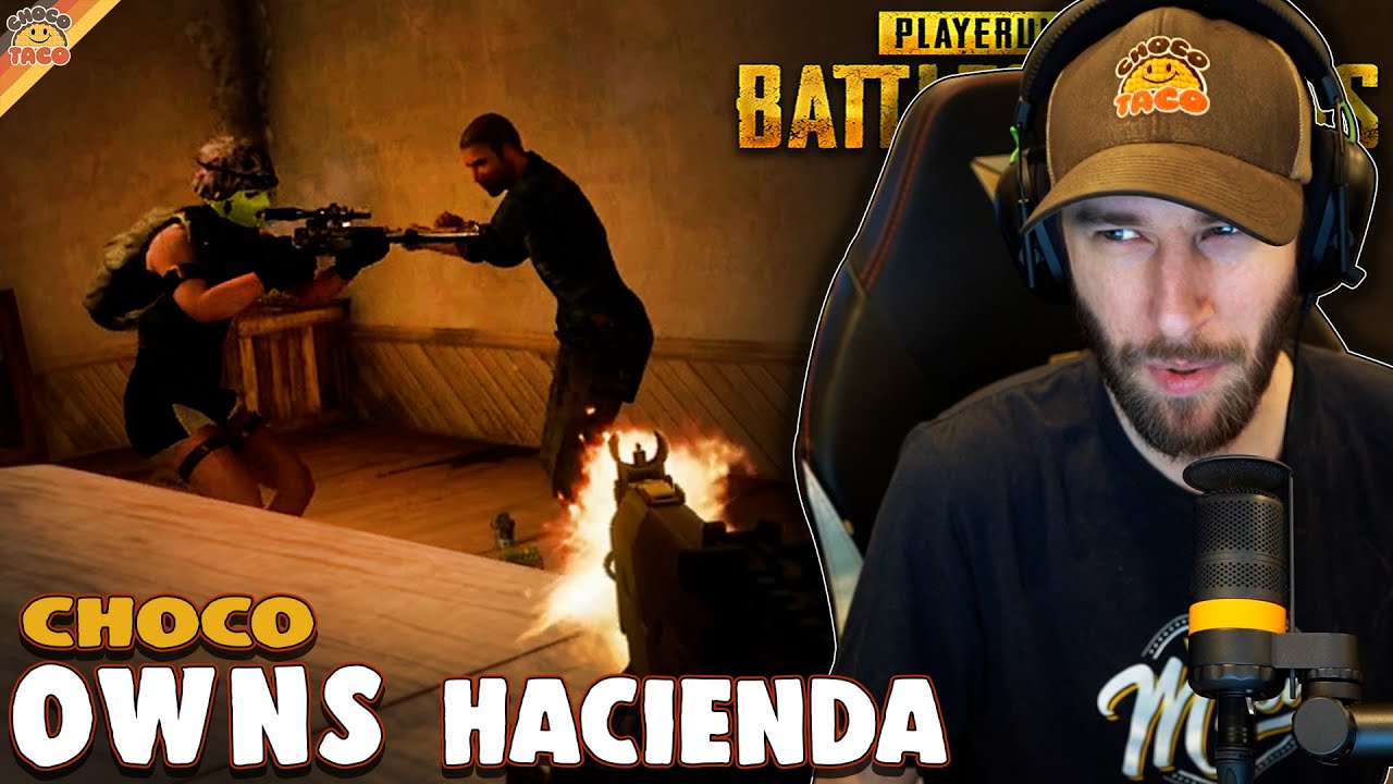 chocoTaco Actually Owns Hacienda Now ft. Quest & Halifax - PUBG Miramar Squads Gameplay