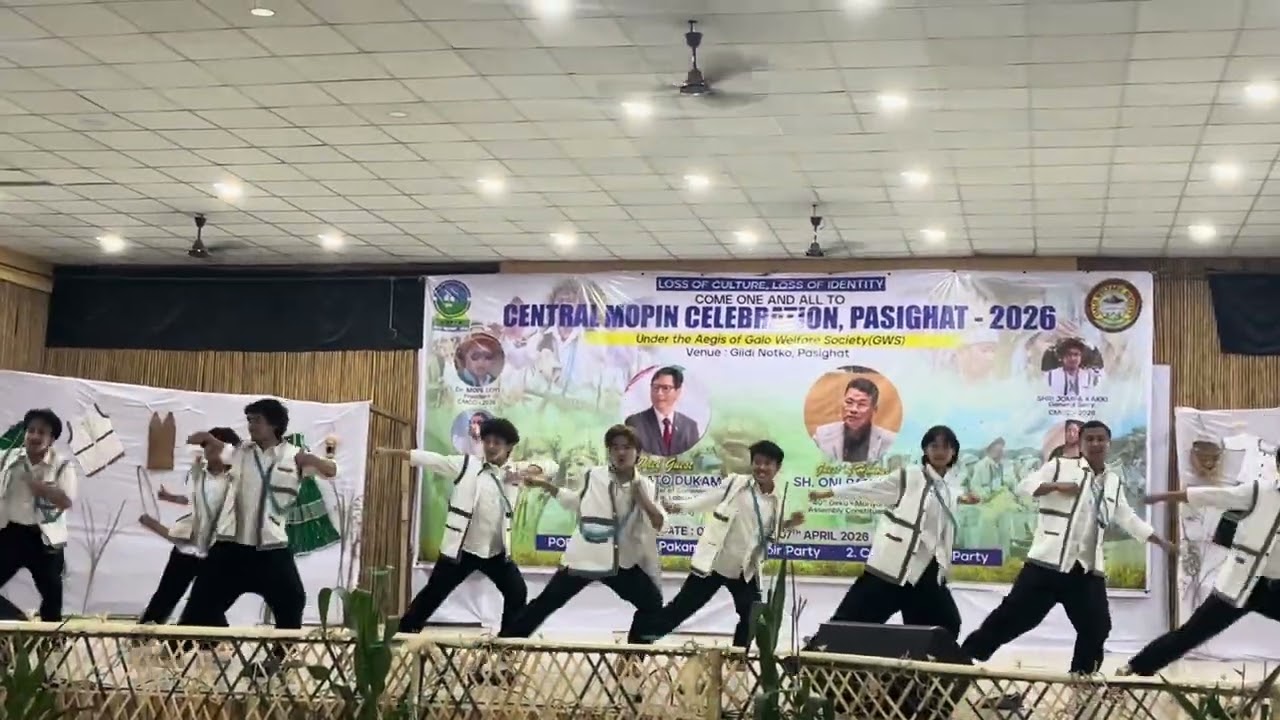 JNC Pasighat Students Group Dance // Mopin Festival Gidi Notko pasighat 2026