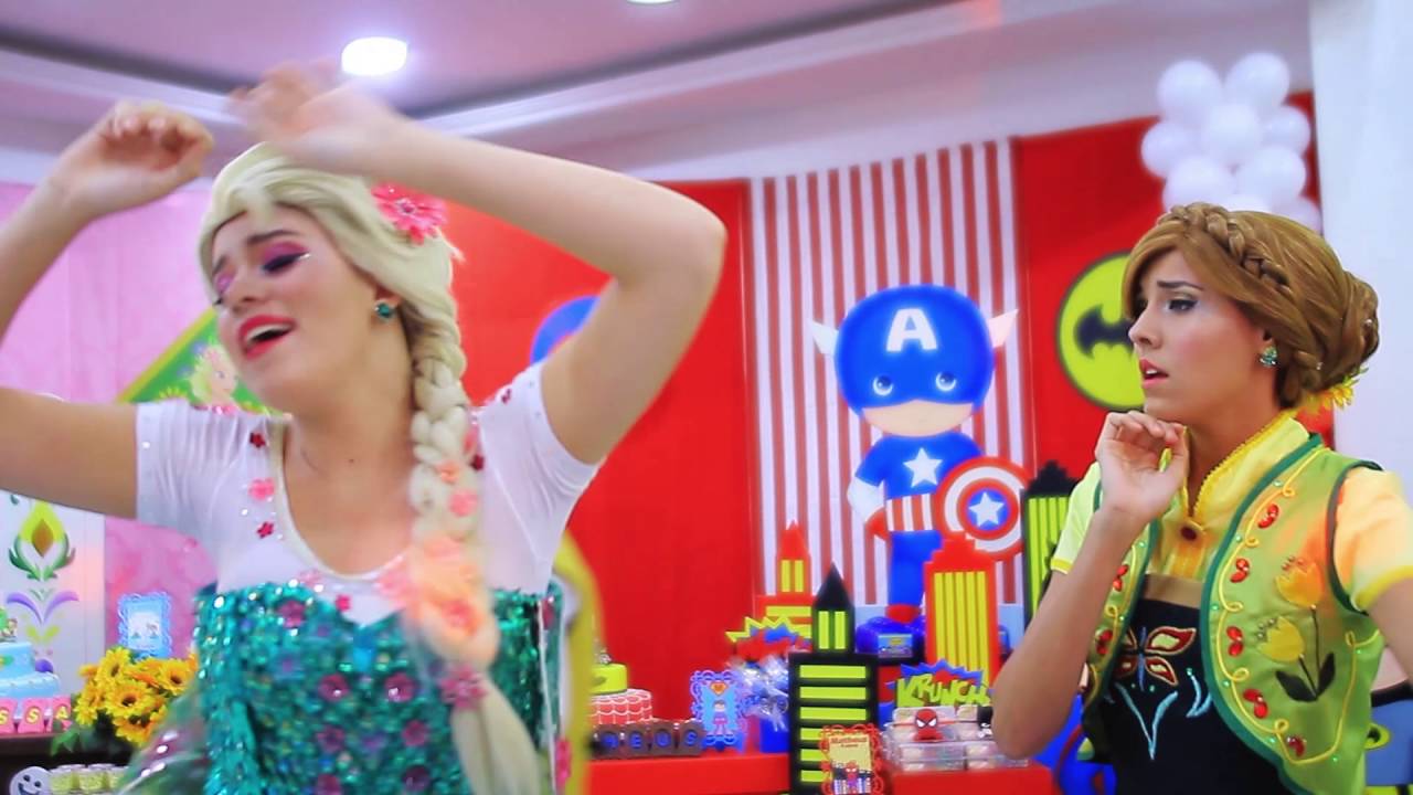 Frozen Fever, Um dia perfeito - Blue Produções | "Personagens Vivos para Festas"