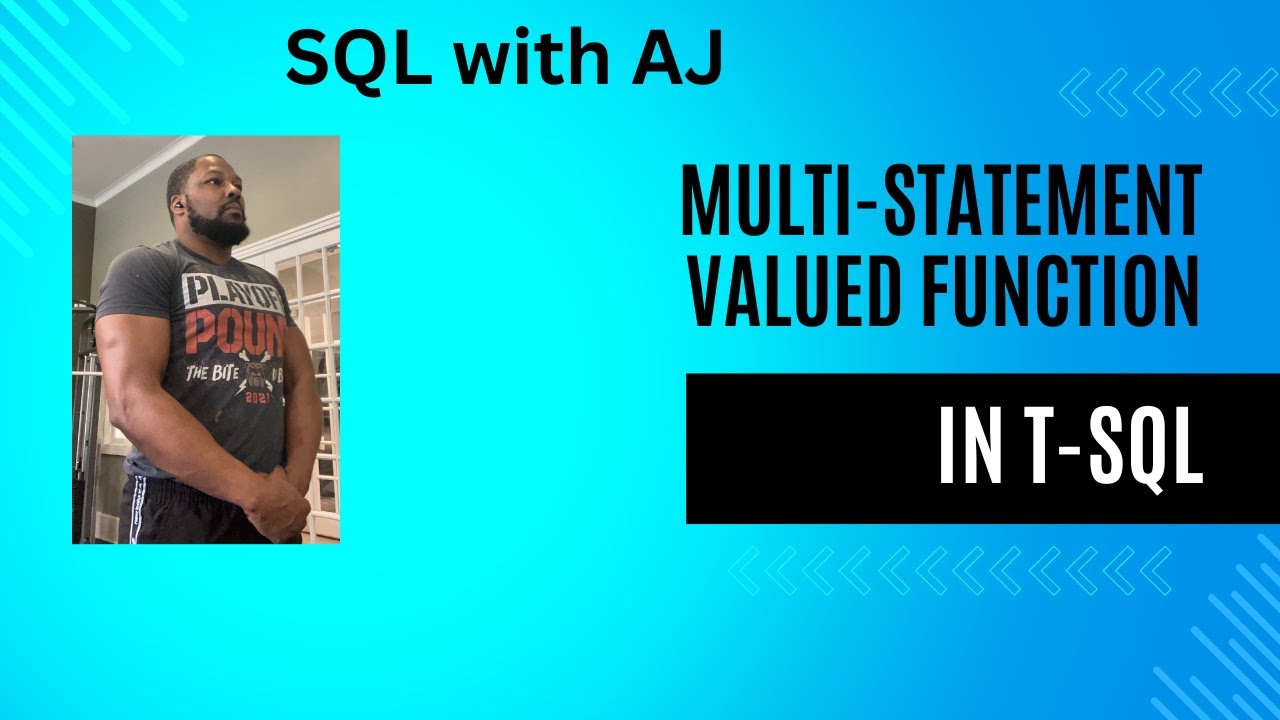 How- To Create a Multi Statement table Valued Function In SQL