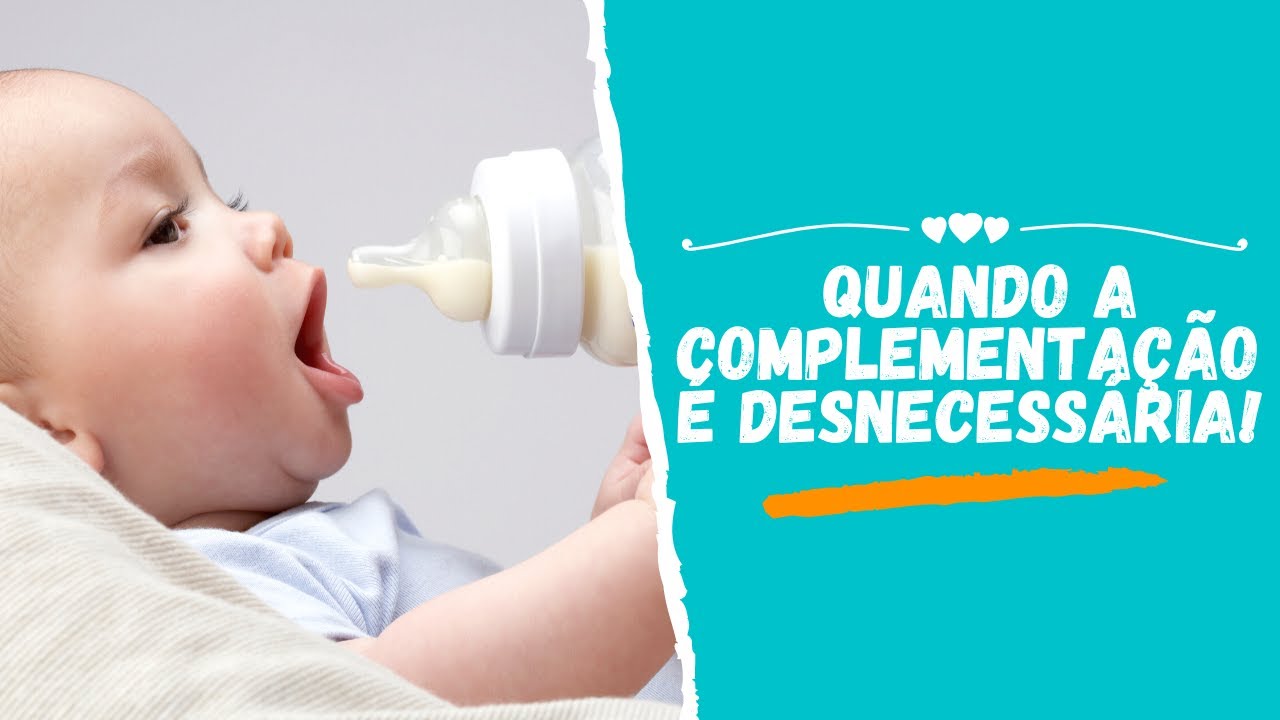 QUANDO DEVO REALMENTE DAR COMPLEMENTO AO BEB&Ecirc; + M&Eacute;DIA DE GANHO DE PESO