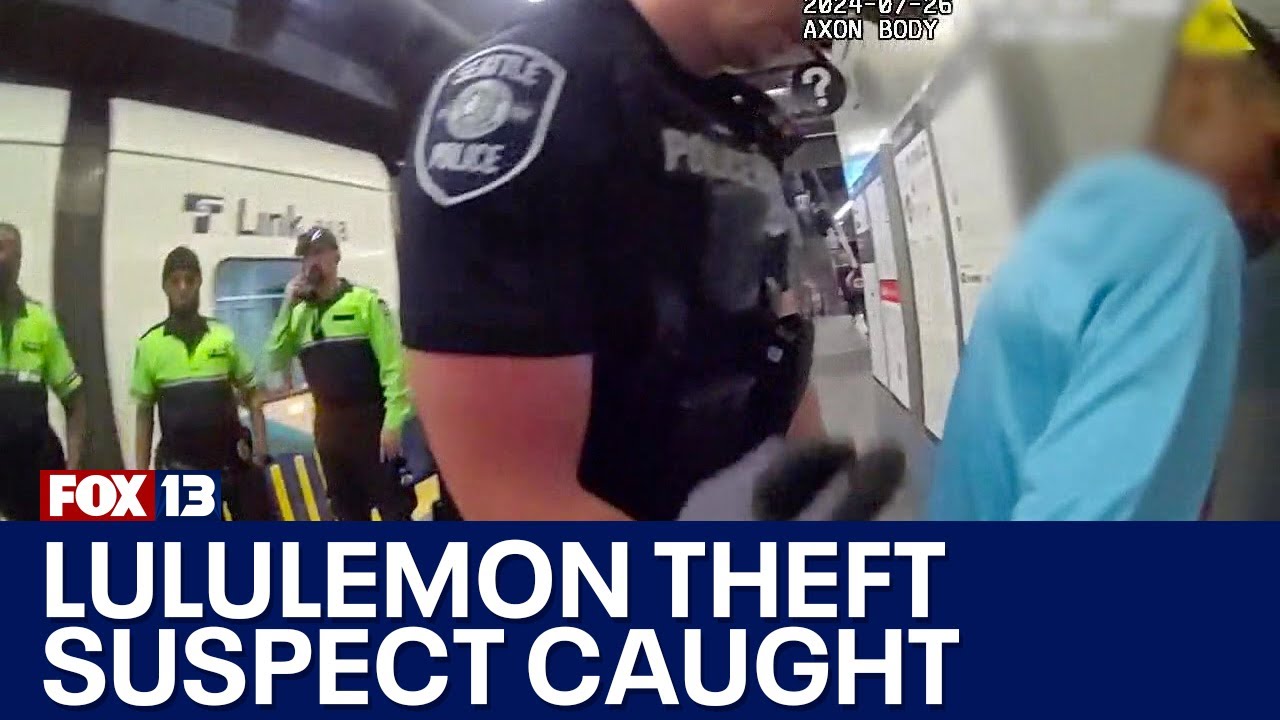 Lululemon theft suspect pleads with Seattle officers not to charge him | FOX 13 Seattle