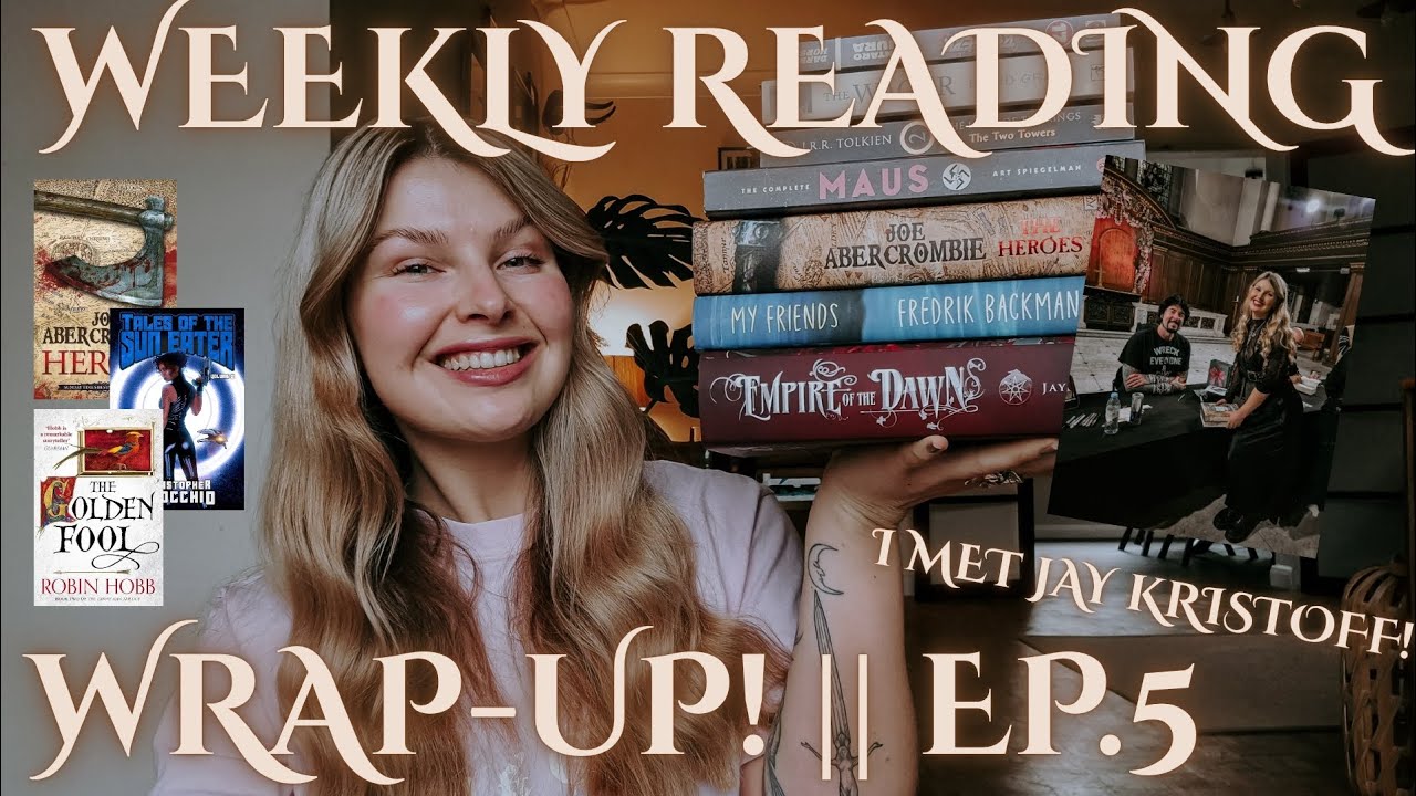 ЕЖЕНЕДЕЛЬНЫЙ ОБЗОР ЧТЕНИЯ! || Эп.5 + Я встретил Джея Кристоффа! 🦇🖤