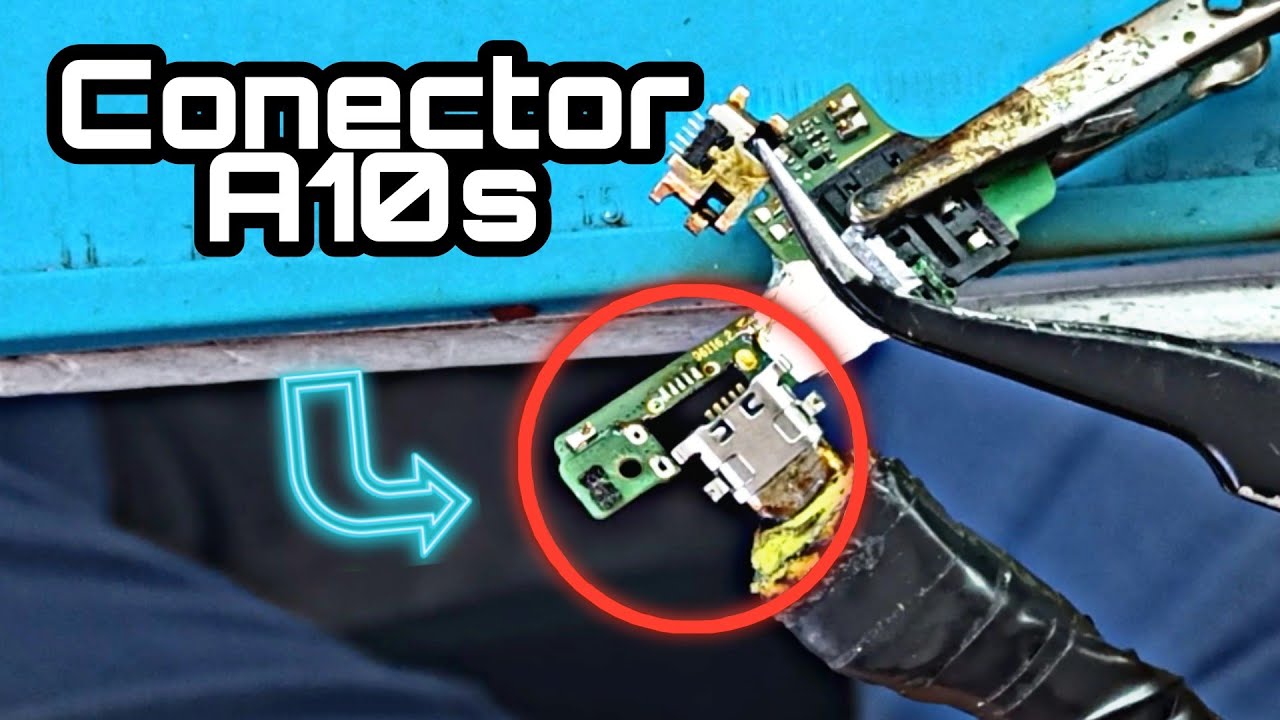 Samsung A10s Como trocar conector do jeito certo