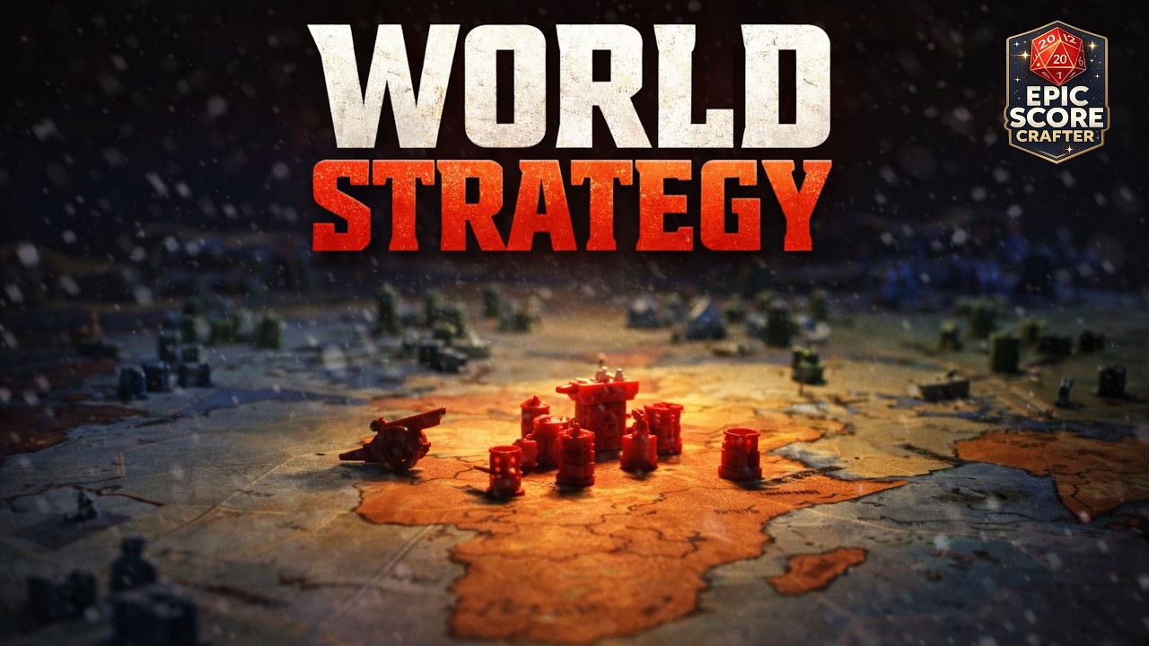 Risk Board Game Ambient Music 🌍⚔️ Strategic War Atmosphere for Focus & Deep Thinking (2 Hours)