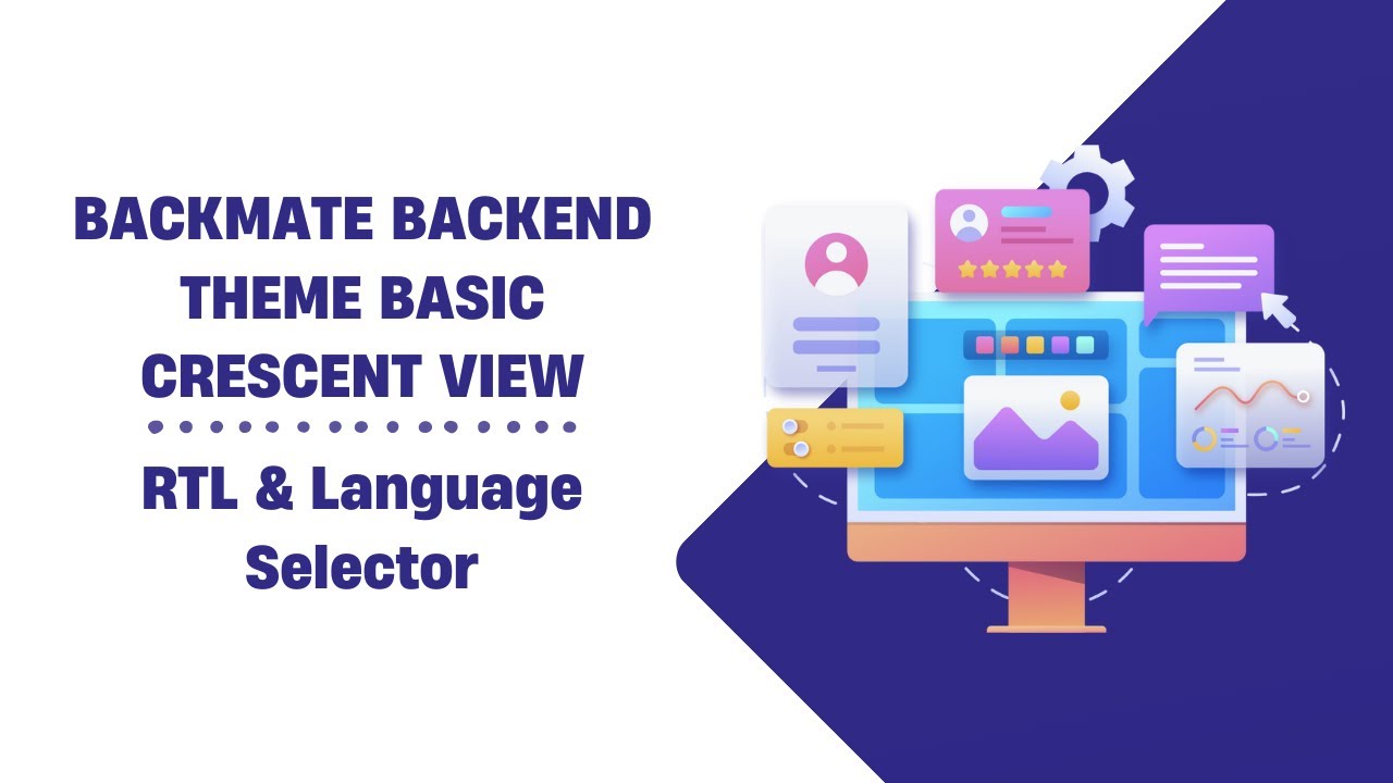 Backmate Backend Theme Basic with Crescent View - RTL & Language Selector Odoo