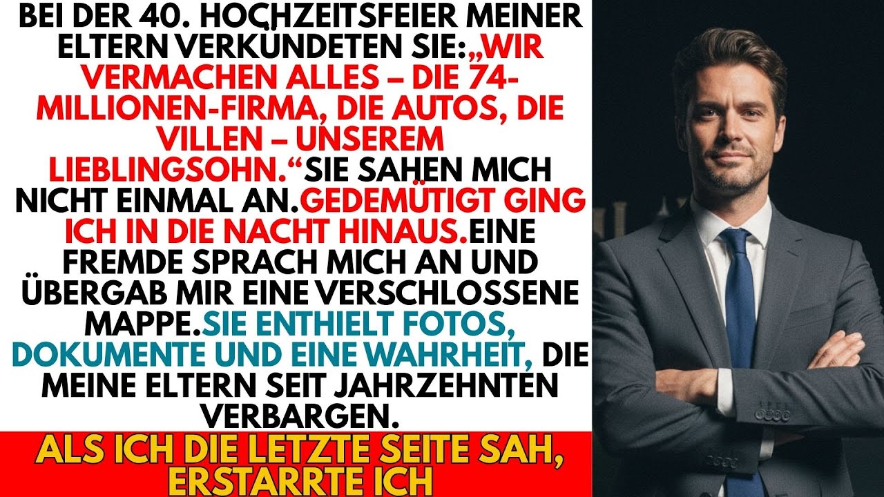 74 Mio &euro; Verrat: Meine Eltern schenkten ALLES meinem Bruder, bis eine Fremde die DNA-L&uuml;ge enth&uuml;llte.