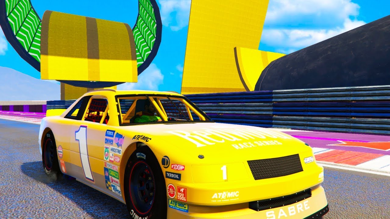 We Had a Stunt Race Challenge To See Who Could Survive the Longest in GTA 5! (GTA V Funny Moments)