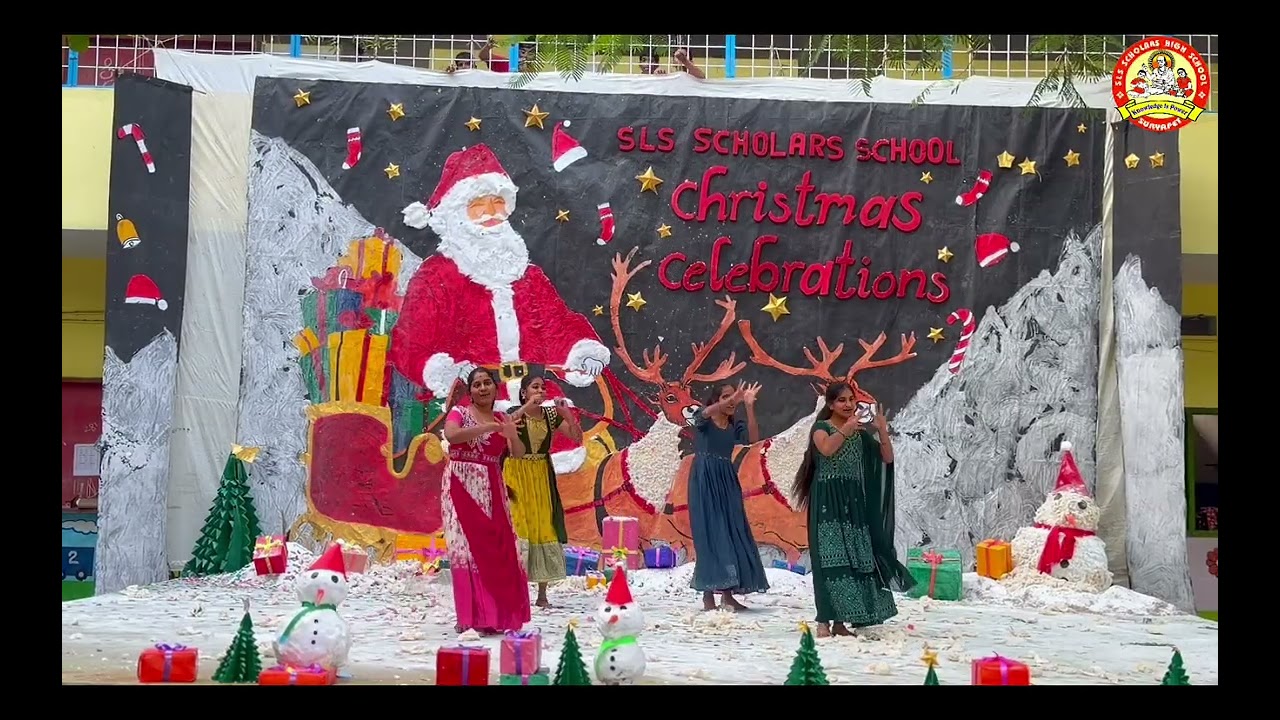 Christmas celebrations in SLS SCHOLARS SCHOOL SURYAPET 