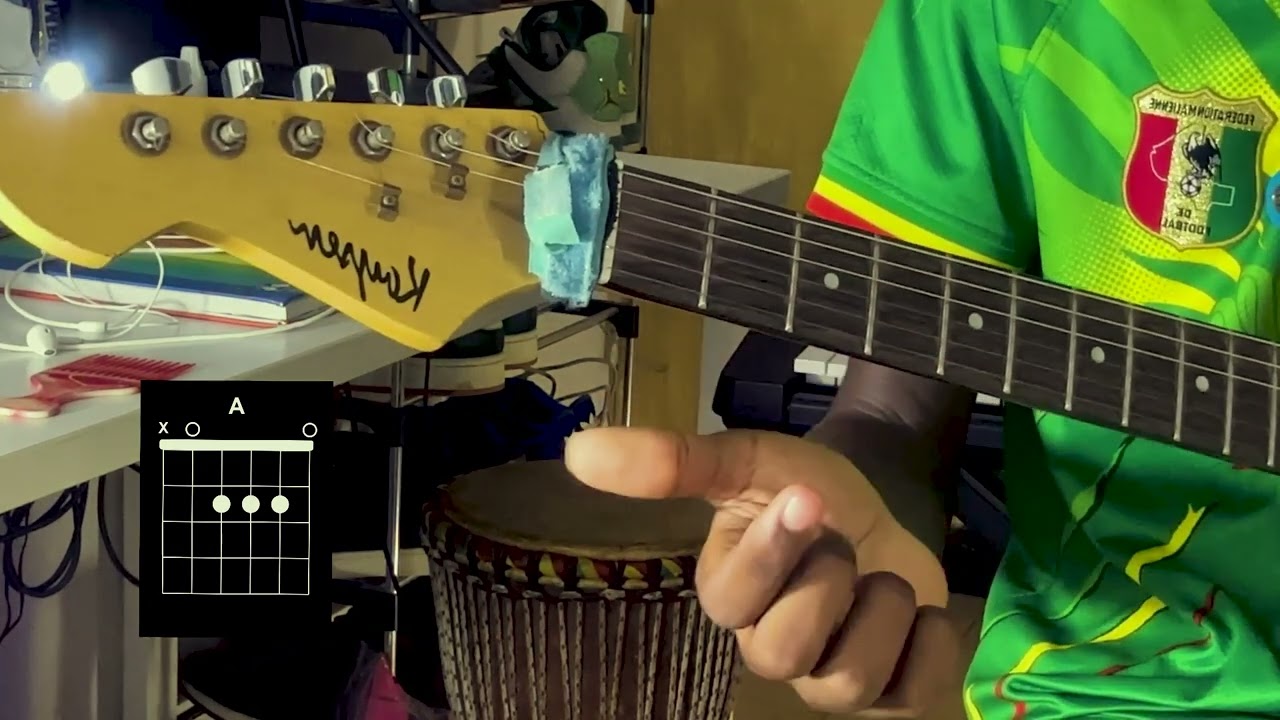 Formation guitare sérère: 1- accords de base