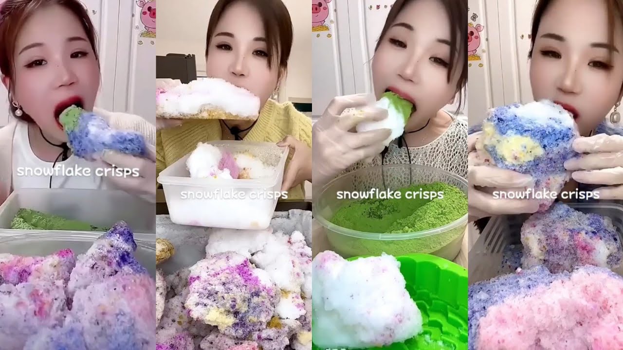 ASMR her squeaky ice eating only bites latest