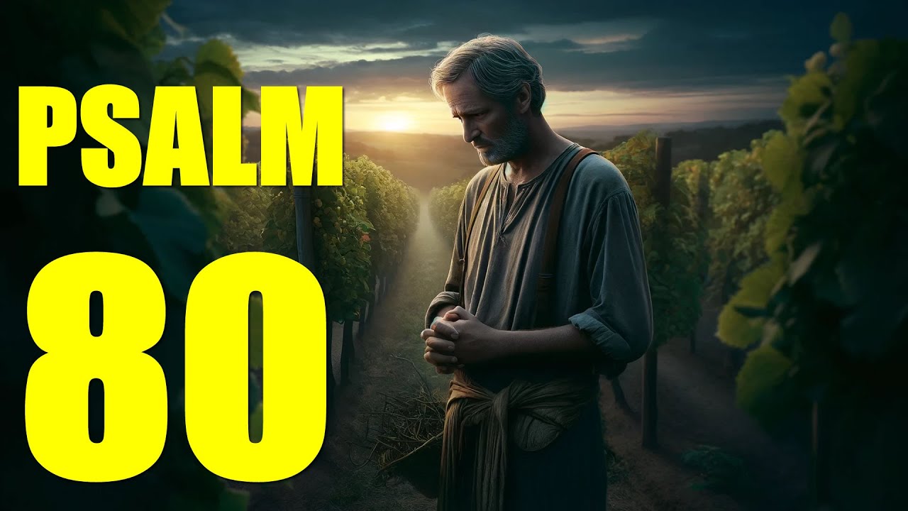 Psalm 80 Reading:  Hear Us, Shepherd of Israel (With words - KJV)