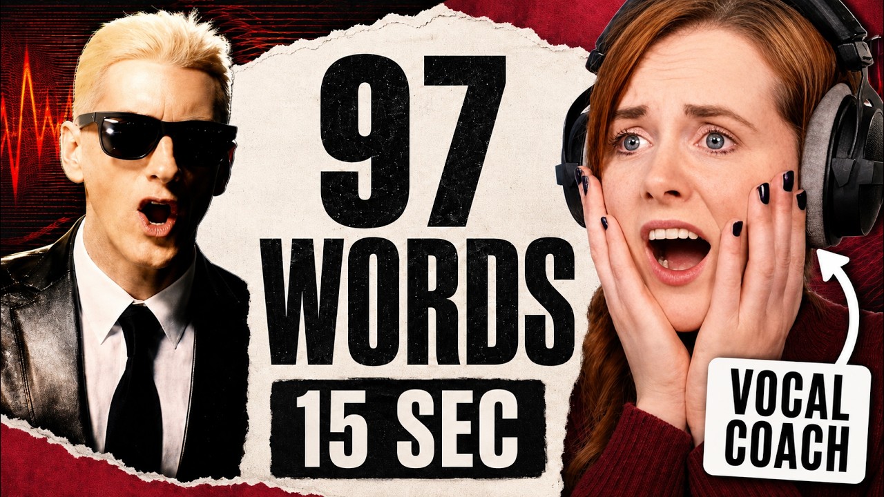 Vocal Coach reacts to Eminem - Rap God