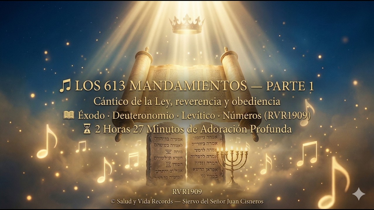 🎵 LOS 613 MANDAMIENTOS — PARTE  de la Ley, y obediencia📖 Éxodo · Deuteronomio ·Levítico  Núm RVR1909