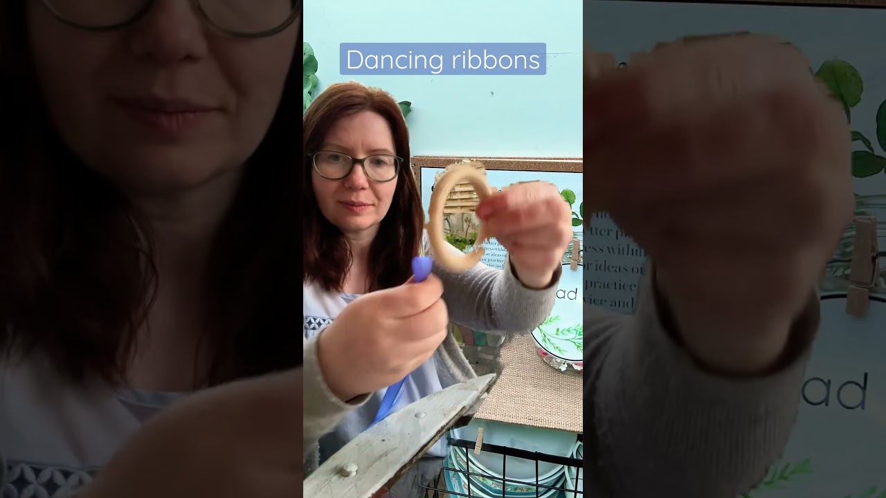 How to make dancing ribbons for children