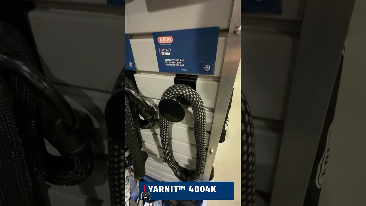 Новый замок ABUS из ткани &mdash; высоконадежный велосипедный замок, который не поцарапает краску вашег...
