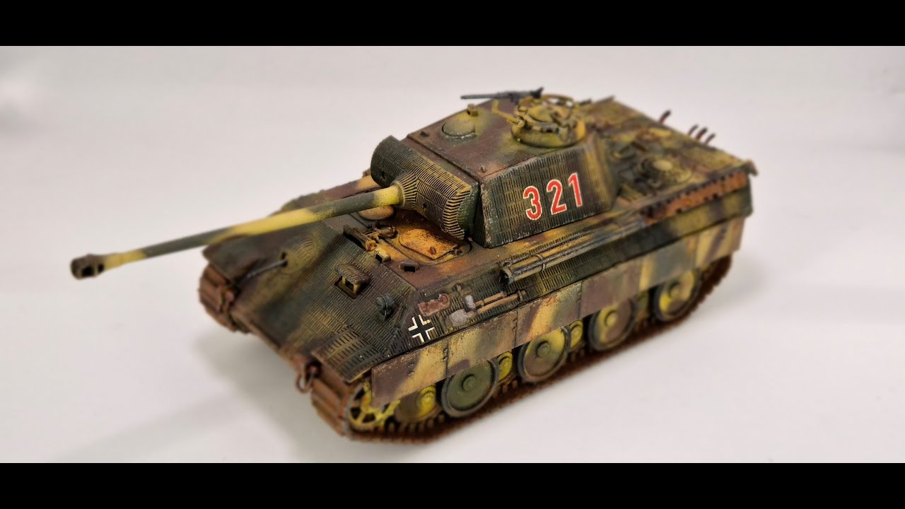 Italeri - Sd. Kfz. 171 - Panther Ausf. A - 1:56/28mm scale - Bolt action.