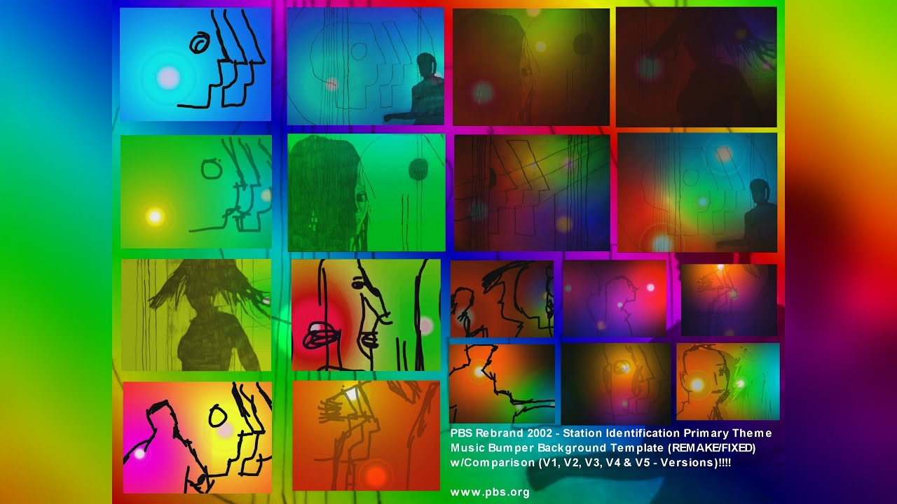 (600TH VIDEO SPECIAL) - PBS Rebrand 2002 - Primary Themes (V1, V2, V3, V4 & V5) - My REMAKE Version!
