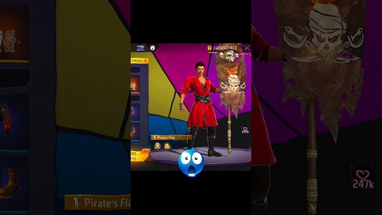BRO IT&rsquo;S BACK! 🤯 Free Fire Pirate&rsquo;s Flag Emote Return Update 🏴&zwj;☠️🔥 #shorts