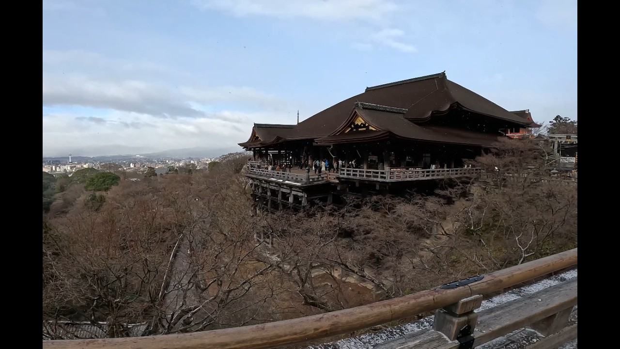 Kiyomizu-dera temple 清水寺 Kyoto - Japan (4K 60 FPS)