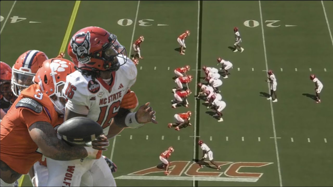 NC State Offense vs Clemson Defense - CFB Cutups Week 4 2024