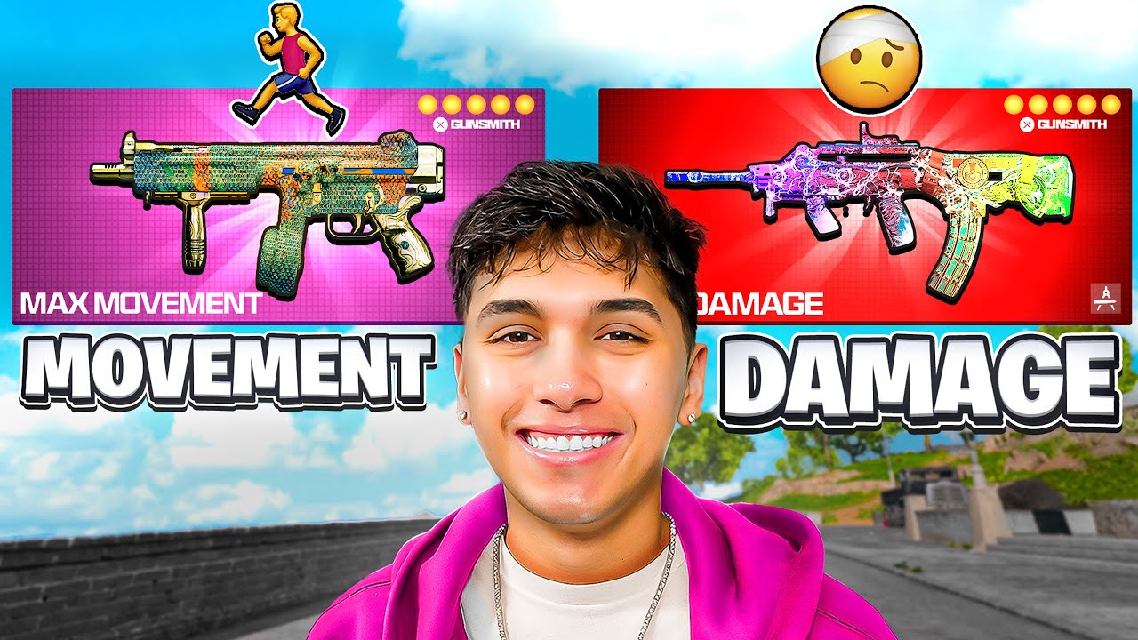 MAX MOVEMENT vs MAX DAMAGE on Warzone Rebirth Island