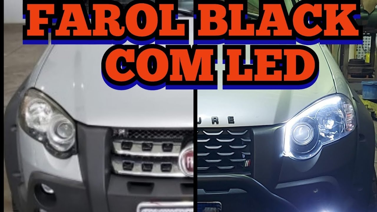 COMO PERSONALIZAR FAROL EM BLACK PIANO + LED DRL