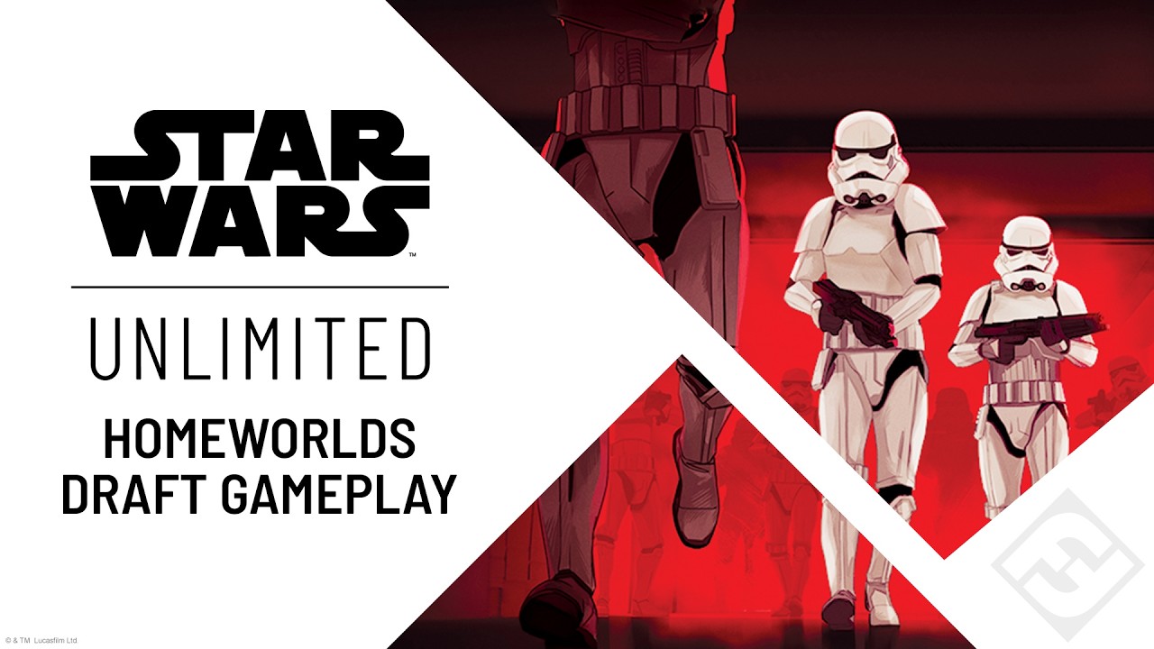 Star Wars: Unlimited &ndash; Homeworlds Draft Gameplay
