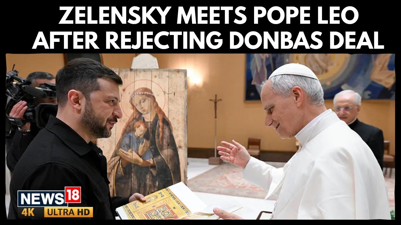 Zelensky Holds Talks With Pope Leo XIV As Ukraine Rejects U.S. Donbas Peace Proposal | 4K Video