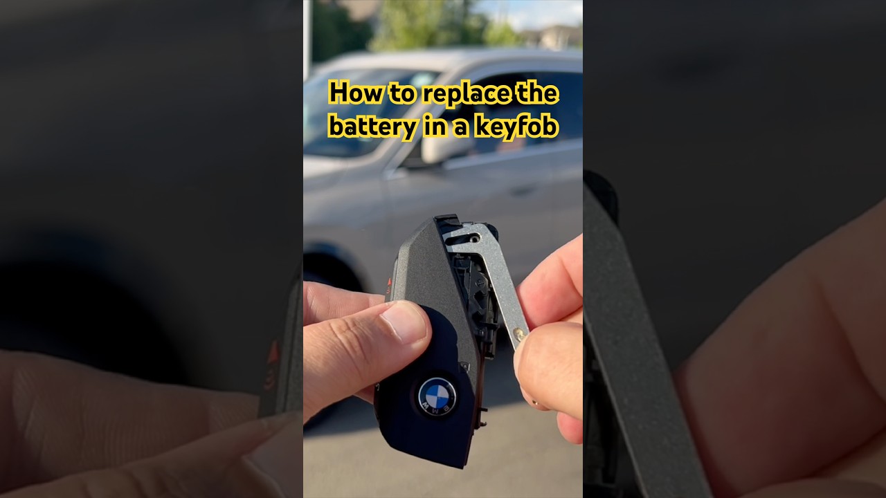How to Change a Dead BMW Key Fob Battery In 30 Seconds