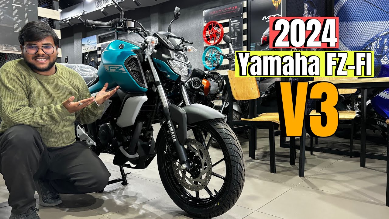 New Yamaha FZ-FI V3 2024 Model Cyan Blue Color Price, Features and Detailed Review